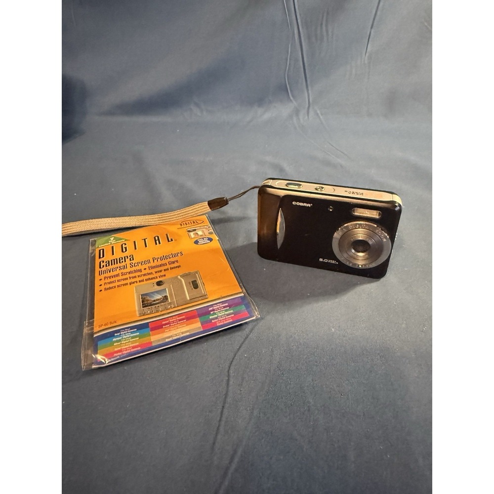 Digital Camera,  Cobra #DC8650 Tested ‎ With Screen Protectors